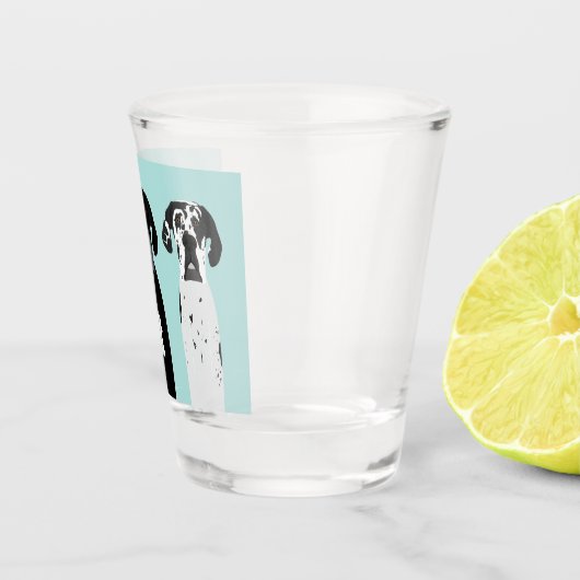 Great Dane Dog Schnapsglas (Rechts)