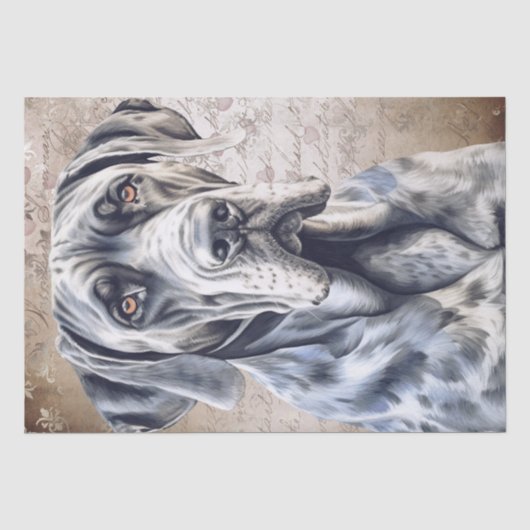 Great Dane Dog Seidenpapier (Vorderseite)