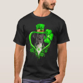 Great Dane Dog St Patricks Day Lover Irish Shamroc T-Shirt (Vorderseite)