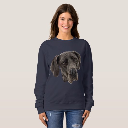 Great Dane Dog Sweatshirt (Vorne ganz)