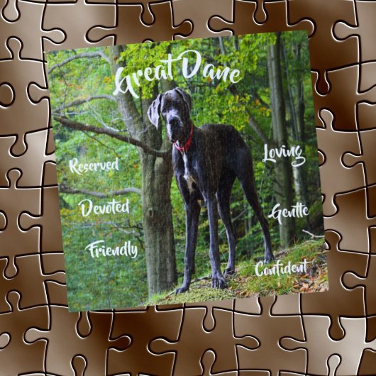 Great Dane Dog Tracks Jigsaw Puzzle Spiel