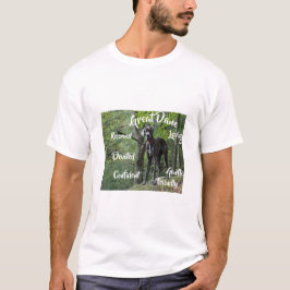 Great Dane Dog Tracks T - Shirt