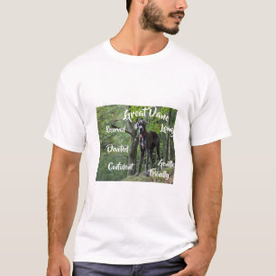 Great Dane Dog Tracks T - Shirt
