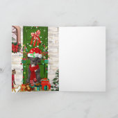 Great Dane Dog Weihnachten Karte (Innenseite)