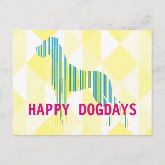 Great Dane Dogdays Postcard Postkarte (Vorderseite)