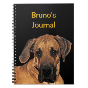 Great Dane Dogs Journal Notizblock