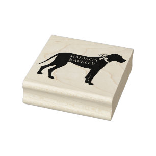 Great Dane Doppy Puppy Gummistempel