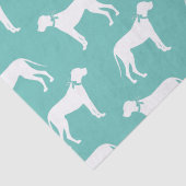 Great Dane Doppy Puppy Seidenpapier (Detail)