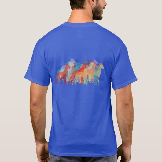 Great Dane double print  T-Shirt (Rückseite)