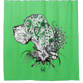 Great Dane Duschvorhang (Vorderseite)