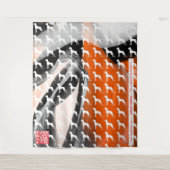 Great Dane einfach  Wandteppich (Vorderseite)