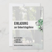 Great Dane Einladung (Rückseite)