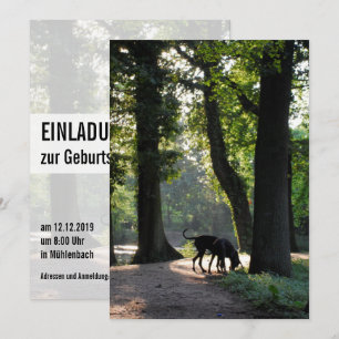 Great Dane Einladung