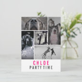 Great Dane Einladung (Stehend Vorderseite)