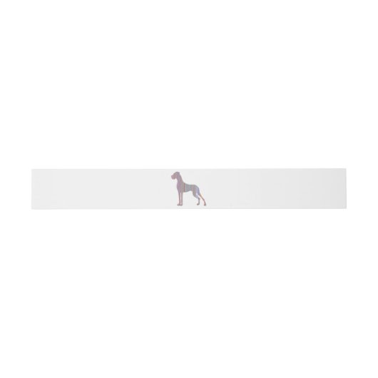 Great Dane Einladungsbanderole (Flach)