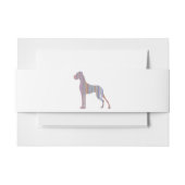 Great Dane Einladungsbanderole (Vorderseite Beispiel)