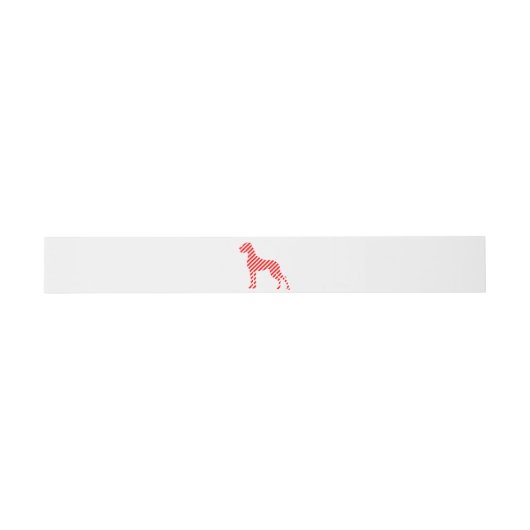 Great Dane Einladungsbanderole (Flach)