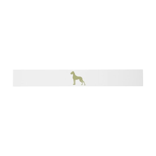 Great Dane Einladungsbanderole (Flach)