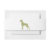 Great Dane Einladungsbanderole (Vorderseite Beispiel)