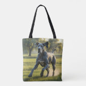 Great Dane Elegante Schultertasche Tasche (Rückseite)