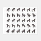Great Dane Etiketten (Blatt)