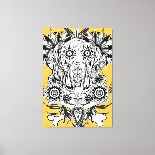 Great Dane Extremo Leinwanddruck (Vorderseite)