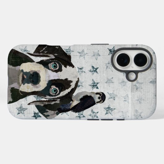 GREAT DANE & FALCON iPhone case (Rückseite (Horizontal))