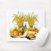 Great Dane Fawn Harvest Mousepad (Mit Mouse)
