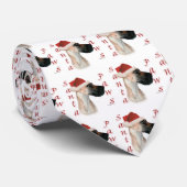 Great Dane (fawn) Santa Paws Krawatte (Gerollt)