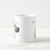 Great Dane (fawn) Vater 2 Kaffeetasse (Mittel)