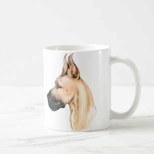 Great Dane Feminine Fawn Kaffeetasse