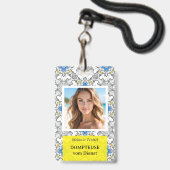 Great Dane Firmen-ID  Ausweis (Vorderseite mit Lanyard)