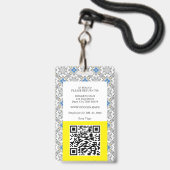 Great Dane Firmen-ID  Ausweis (Rückseite mit Lanyard)