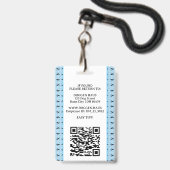 Great Dane Firmen-ID Easy Tipp Ausweis (Rückseite mit Lanyard)