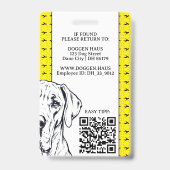 Great Dane Firmen-ID Easy Tipp Ausweis (Rückseite)