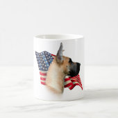 Great Dane Flag Kaffeetasse (Mittel)