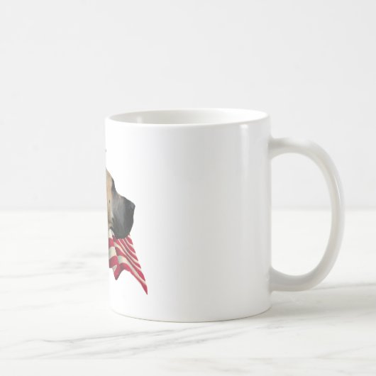 Great Dane Flag Kaffeetasse (Rechts)
