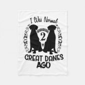 Great Dane Fleecedecke (Vorderseite)