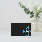 Great Dane formal Visitenkarte (Stehend Vorderseite)