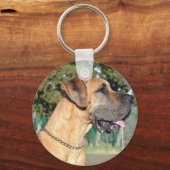 Great Dane Foto Schlüsselanhänger (Vorderseite)