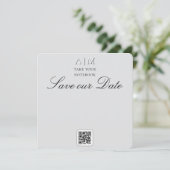Great Dane Fotografie Hochzeit Save The Date (Stehend Vorderseite)