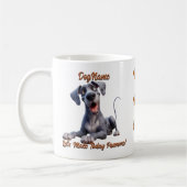 Great Dane - Fügen Sie den Namen des Hundes hinzu, Kaffeetasse (Links)