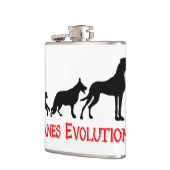 Great Dane Fun Geschenke Flachmann (Links)