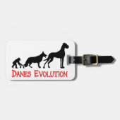 Great Dane Fun Geschenke Gepäckanhänger (Vorderseite horizontal)