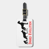 Great Dane Fun Geschenke Gepäckanhänger (Vorderseite vertikal)