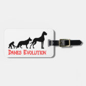 Great Dane Fun Geschenke Gepäckanhänger (Vorderseite horizontal)