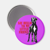 Great Dane Fun Geschenke Magnet (Vorderseite/Rückseite)