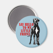 Great Dane Fun Geschenke Magnet (Vorderseite/Rückseite)