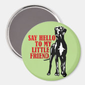 Great Dane Fun Geschenke Magnet (Vorderseite/Rückseite)