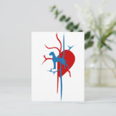 Great Dane Fun Geschenke Postkarte (Stehend Vorderseite)